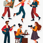 Profession - Sticker Sheet v16